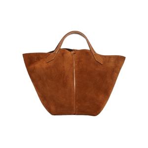 Bolsos de Mano de Cuero con Cierre de Cremallera, Bolsos de Compras de Cuero Genuino a la Moda, Bolso de Mujer, Ideas de Regalo de Aniversario - Product Image 1