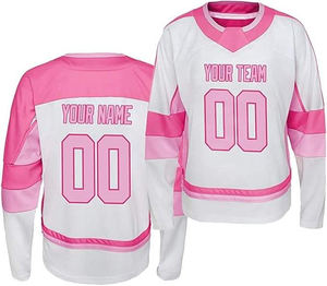 Maillot de hockey sur glace personnalisé pour femmes, uniforme de sport d'équipe à manches longues, chemise personnalisée avec nom et numéro - Product Image 2