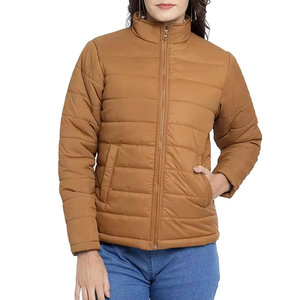 Veste matelassée pour femme, style streetwear décontracté tendance, tissu doux, séchage rapide, coupe confortable, fabrication directe OEM. - Product Image 6