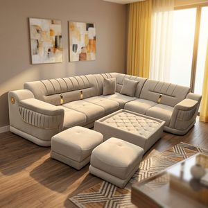 Modern Genuine Leather Electric Recliner Sectional <b>Sofa</b> <b>Set</b> Tufted L-Shape Power Reclining Home Theater Seating USB Padded - Product Image 4