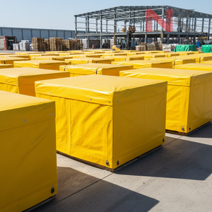 Bâche de protection imperméable pour briques de construction extérieures, sur mesure, pour le stockage et la protection des briques sur les chantiers - Product Image 5