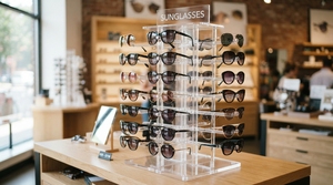 Transparent Acrylic Sunglass <b>Display</b> Stand Multi Tier Eyewear <b>Display</b> Rack Glasses Holder Retail Showcase Organizer - Product Image 5