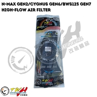 TWH N-MAX GEN2 CYGNUS GEN6 BWS GEN7 Filtre à air haut débit pour moto de course pour YAMAHA