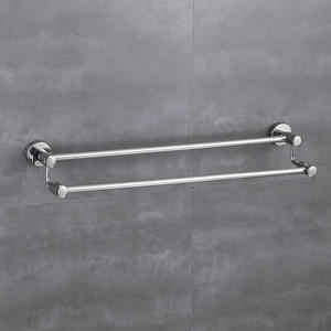 Toallero Doble Moderno para Baño, de Acero Inoxidable, Montado en la Pared, con Rieles Dobles, Ecológico, de 50-60 cm, para Hogar, Hotel y Spa - Product Image 3
