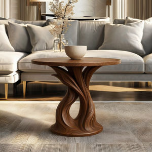 Mesa de centro de madera sólida de diseño único para sala de estar mesa de centro de madera artesanal hecha en Vietnam - Product Image 3