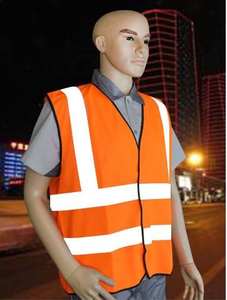 Chaleco de Seguridad Fluorescente Amarillo-Verde de Alta Calidad NESTA SPORTS, Chaqueta Reflectante de Alta Visibilidad para Construcción y Seguridad en el Trabajo - Product Image 5