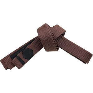 Ceinture de karaté verte unisexe pour adulte, en coton durable, pour arts martiaux, équipement d'entraînement BJJ, vêtement uni teint, Seamrewear - Product Image 4
