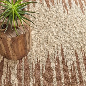 Tapis en jute fait main indien, rayures contemporaines, épais, pour cuisine et salon - Product Image 6