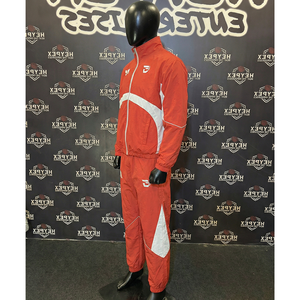 Survêtement unisexe pour homme, respirant, léger, en polyester/nylon, design personnalisable, patchwork, pantalon de jogging zippé, service OEM - Product Image 4