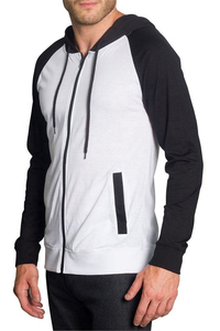 เสื้อฮู้ดซิปผ้าฝ้ายฟลีซ GSM สูง เสื้อแจ็คเก็ตมีฮู้ดแบบซิปสั่งทำได้ ผู้ผลิตเสื้อผ้าขายส่ง เสื้อฮู้ดซิป - Product Image 5