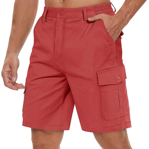 Shorts cargo pour hommes avec logo personnalisé, shorts de sport décontractés pour l'été, vente en gros - Product Image 2