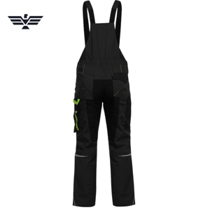 Custom Unisex <b>Work</b> Bib <b>Overalls</b> Heavy Duty Safety Windproof Polyester Reflective Multi-Pocket Needle Detection Silk Screen - Product Image 5