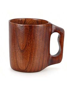 Eco Friendly Wooden Coffee Mug Handmade Solid Wood Natural Finish Rustic Large Capacity Boiling Water Applicable for Tea Coffee - Product Image 2