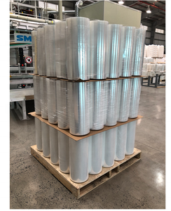 GT Industrial Strength Hand Shrink Wrap Film plastique transparent pour palettes en bois Matériau d'emballage pour de nombreux produits - Product Image 3