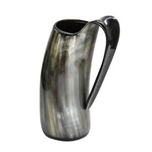 Chope à bière médiévale en bois style Viking, tasse à boire nordique pour bars et collectionneurs, excellente qualité, vente en gros - Product Image 5