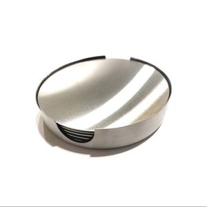 Handcrafted Coffee Coaster Durable Iron Beverage Holder Modern Table Protection <b>Scratch</b> Resistant - Product Image 1