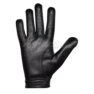 Gants de course en cuir à doigts entiers, légers, perforés, avec fermeture à bouton, style unisexe, pour sports d'été en plein air - Product Image 3