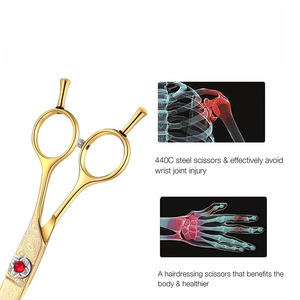 New Arrival Customized Top Design Good Quality <b>Scissors</b> 6 Inch Barber Salon Hair Cutting <b>Scissor</b> Wholesale High Quality <b>Scissors</b> - Product Image 6