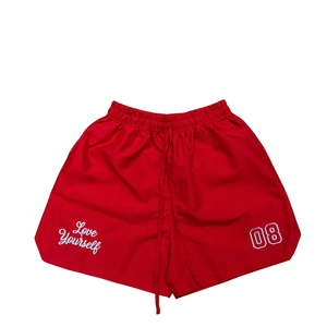 Pantalones Cortos Deportivos de Tela de Paracaídas Bordados, Hechos en Vietnam, para Correr, Fitness, Playa, OEM, ODM, Secado Rápido, Impermeables, Cintura Elástica - Product Image 1