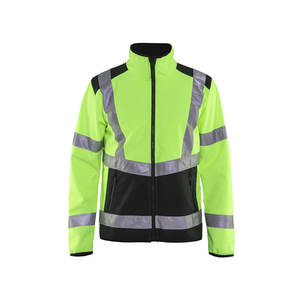 Chaqueta Reflectante Impermeable y Cortavientos de Alta Visibilidad para Seguridad Vial, Chaqueta de Trabajo Impermeable para Trabajos al Aire Libre - Product Image 1