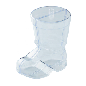 Boîte de rangement en plastique transparent en forme de botte Kwang Hsieh 95x63x108mm, qualité alimentaire, réutilisable - Product Image 1