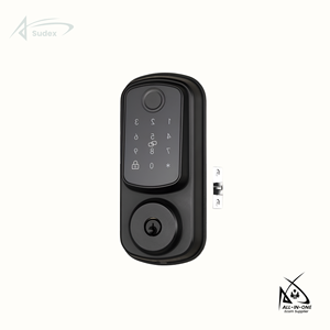 Sudex Tuya Smart WiFi Security <b>Lock</b> with Cloud Storage for Wood Door-Rose Gold Digital Access Control - Product Image 6