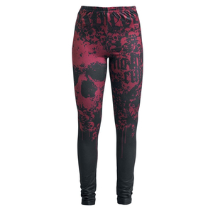 Leggings de Yoga con Estampado de Calavera para Mujer, Pantalones Deportivos de Cintura Alta Elásticos, Leggings Góticos para Entrenamiento, Ropa Deportiva Transpirable, Leggings de Gimnasio - Product Image 6