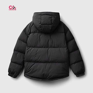 Doudoune à capuche pour femme, manteau d'hiver ample vert, vêtement d'extérieur chaud pour femme, rembourrage en polyester, longueur standard - Product Image 2