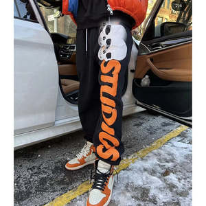 Conjunto de Sudadera con Capucha y Pantalones Deportivos Personalizados para Hombre, de Algodón, con Estampado de Esqueleto y Efecto Puff, de Dos Piezas - Product Image 4