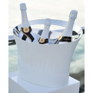 Seau à glace en bronze antique martelé avec couvercle et poignée, double paroi texturée, refroidisseur à vin en métal, accessoire de bar moderne haut de gamme - Product Image 5