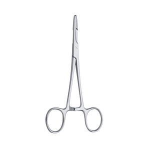 Portaagujas Olsen Hegar de 16 cm con tijeras para sutura Pinzas de acero inoxidable y plástico fabricadas en Pakistán - Product Image 1