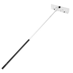 Rastrello da Neve con 26 Lame in Alluminio, Ruote Raschiatrici Regolabili da 7,5-20 Piedi, Manico Antiscivolo, Strumento per la Rimozione della Neve - Product Image 4
