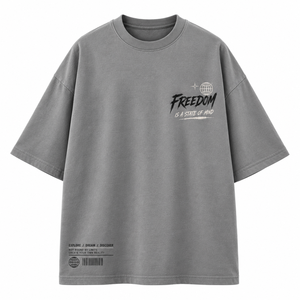 T-shirt imprimé pour homme, 100% coton, col rond, manches courtes, streetwear - Product Image 2