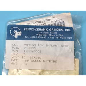 VARIAN 103075001 ฉนวนกันความร้อนแบบปลอก, 143292 - อุปกรณ์และชิ้นส่วนเซมิคอนดักเตอร์ระดับโลกที่เชื่อถือได้ - Product Image 4