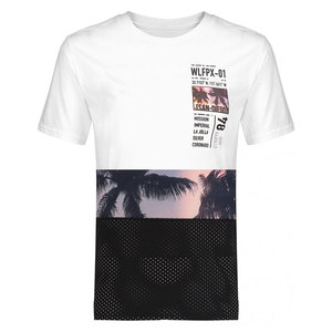 เสื้อยืดพิมพ์ลายกราฟิกตามสั่ง ผู้ชาย สตรีทแวร์ ลำลอง ผ้าฝ้าย รับผลิต OEM แบรนด์ส่วนตัว - Product Image 1