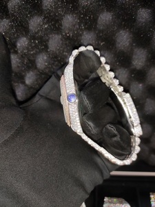Montre pour homme à prix d'usine, montre de luxe avec diamants Moissanite VVS, montre-bracelet de luxe pour homme avec boîte, testeur de diamants inclus - Product Image 3