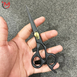 Ciseaux de coiffure professionnels, lame en acier inoxydable, pointe acérée, pour droitiers, poignée courte, ciseaux de coiffure - Product Image 5