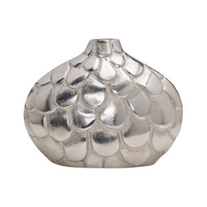 Luxury Silver Electroplated Ceramic Vase Modern Nordic Twisted Spiral Design for Home Decor and Hotel Lobby Tabletop Ornaments - Product Image 4