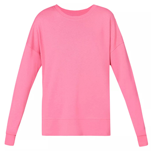 Sudadera de Felpa Orgánica al por Mayor para Mujer, Sudadera Oversize de Algodón Puro 100% para Mujer, Sudadera de Cuello Redondo - Product Image 2