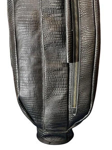 Leather <b>golf</b> bag customize color customize logo customize size high quality product sport bag zipper closure - Product Image 3