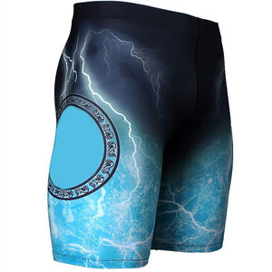 Pantalones Cortos Deportivos de Verano para Hombre, de Algodón, Diseño Simple, Color Negro, para Fisicoculturismo y Gimnasio - Product Image 6