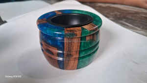 Top plus vendu 2026 résine époxy en bois bakhoor brûleur joint résine islamique cadeau article bakhoor brûleur nouveau design - Product Image 4