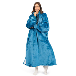 Everglide Corporation Oversized Wearable <b>Blanket</b> Hooded Sweatshirt Soft Sherpa <b>Lined</b> Solid Hoodie Pullover Women Kids Cotton - Product Image 2