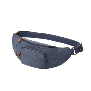 Sac de taille en toile unisexe, sangle réglable, fermeture à glissière, décoration florale, résistant à l'eau, pour voyage et usage quotidien - Product Image 5