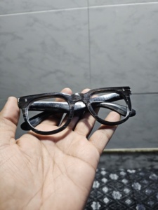Gafas de Sol Redondas Hechas a Mano con Cuerno de Búfalo, Imitación Antigua, Monturas Artesanales, Material Natural Duradero, Artículo Coleccionable - Product Image 1