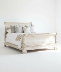 เตียงโรงแรมหรูหราทันสมัย ขนาดควีนไซส์/คิงไซส์ พร้อมที่เก็บของ หุ้มด้วยผ้า ดีไซน์แผงไม้ เหมาะสำหรับใช้ในโรงเรียนและอพาร์ตเมนต์ - Product Image 5