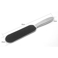Râpe à pieds en acier inoxydable double face à long manche, avec ponçage pour éliminer les callosités, design innovant, fabrication sur mesure, numérique USB