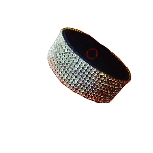Latest Design Fashion Suede <b>Leather</b> <b>Bracelet</b> With Silver Rhinestone Top Indian Manufacturer Supplier Saman Exports - Product Image 2
