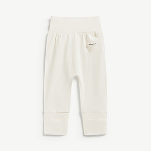 Ensemble 2 pièces pour bébé fille, imprimé floral, manches longues, boutons-pression, en coton et élasthanne, avec chaussons intégrés, nouveau-né, ODM Vietnam - Product Image 3