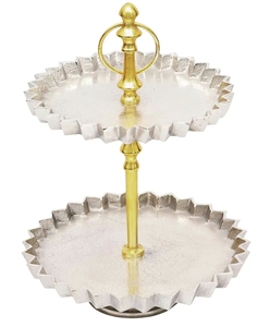 Fresh Silver Design <b>Cake</b> <b>Stand</b> Best Indoor Decor With <b>Cake</b> Tools Multiple Size With Best Material Decor Tabletop <b>Cake</b> <b>Stands</b> - Product Image 5